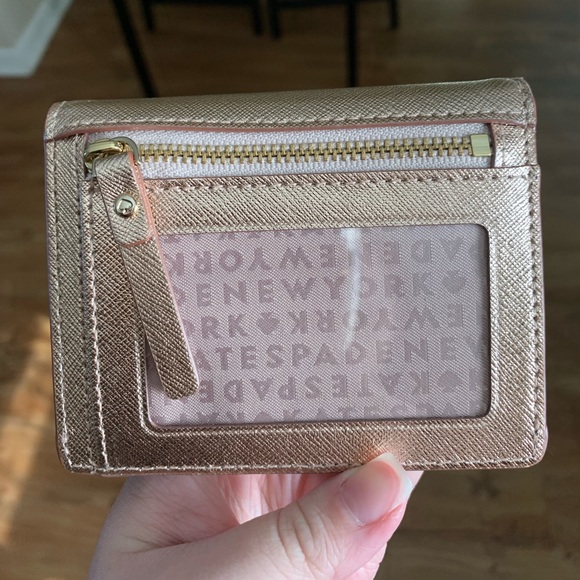 Rose Gold Kate Spade Wallet - Picture 5 of 5